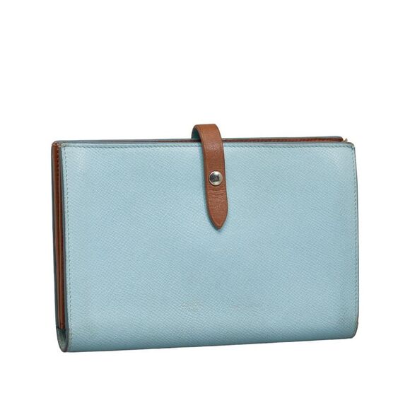 Pre Loved Celine Leather Logo Bifold Wallet in Very Good Condition - Picture 2 of 8